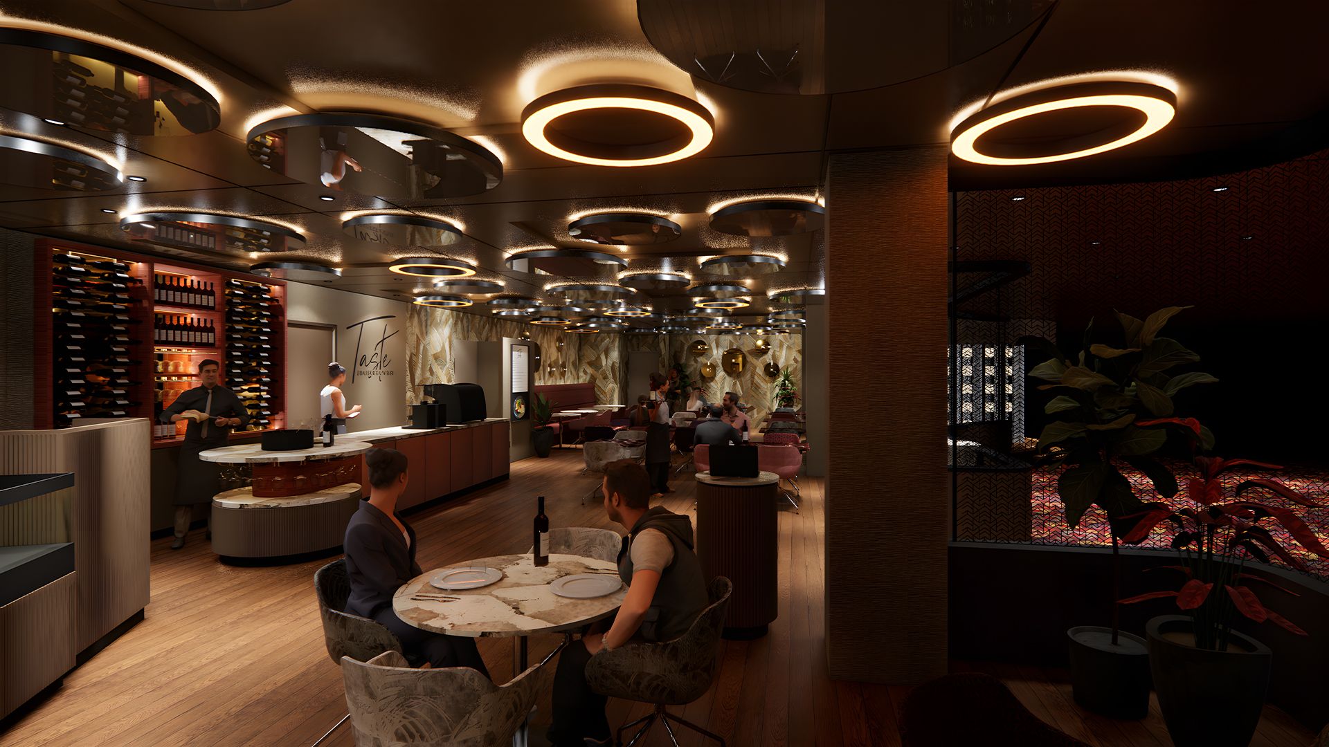 Impressie van brasserie Taste na de verbouwing